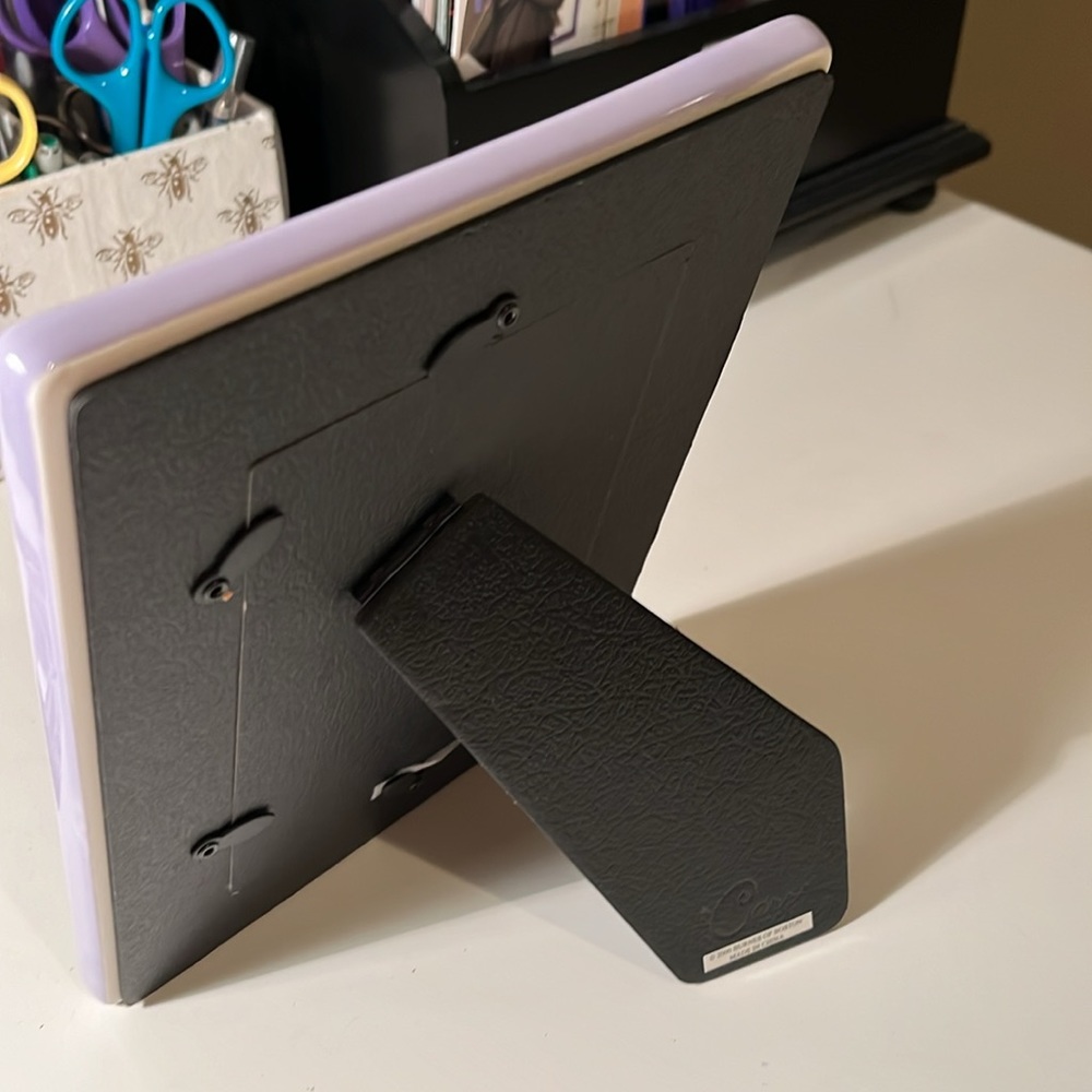 4x6 porcelain lavender picture frame - Picture 2 of 4